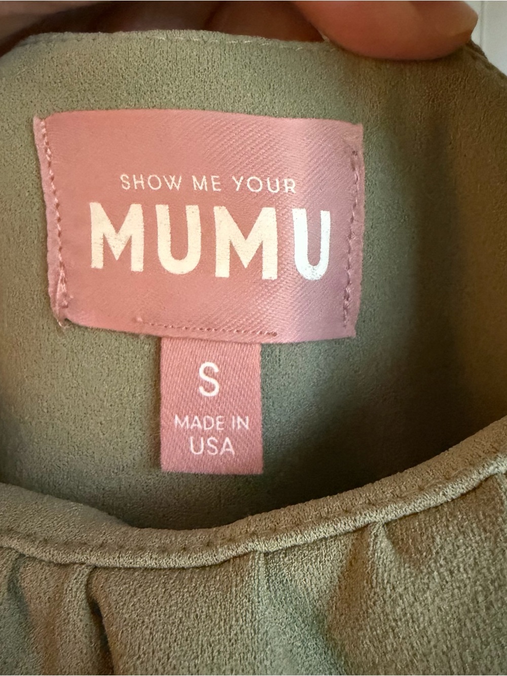 Show Me Your MuMu Bridesmaid Greta Dress Moss Green - Picture 6 of 7